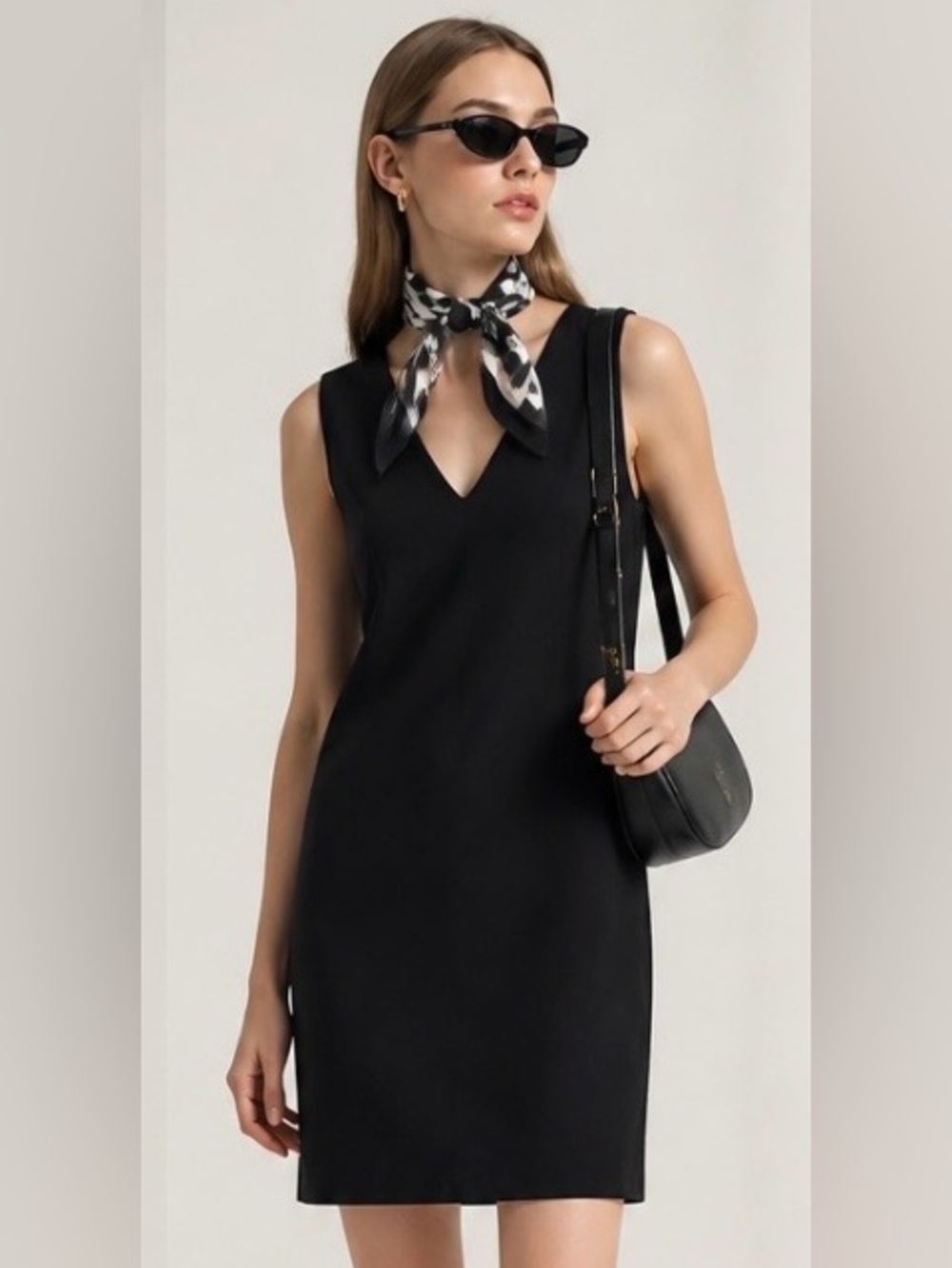 RAG BONE Dress Shift Black V-neck Sleeveless Cocktail Party Small